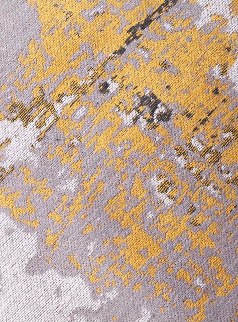 Alfombra Handwoven Abstract 2 Mostaza 140x200 cm-2