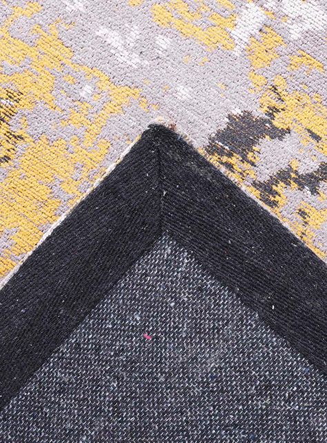 Alfombra Handwoven Abstract 2 Mostaza 140x200 cm-1