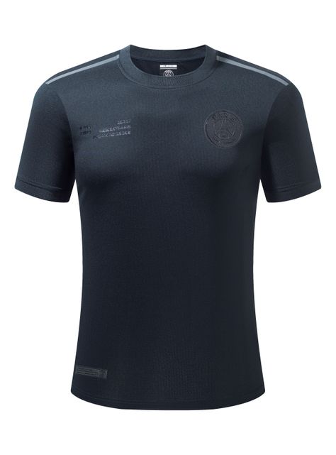 Polera Manga Corta All Black 1-0