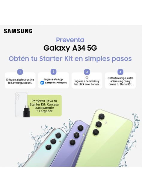 Smartphone Galaxy A34 5G 128GB 6.6" Awesome Lime-6