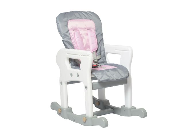 Silla Kidscool Comer 3 Funciones en 1 Rosado-3
