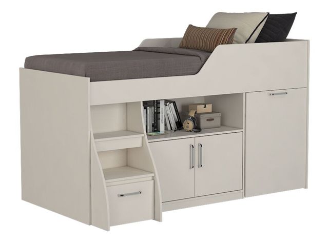 Cama Funcional 1.5 Plazas Retráctil Blanco-0