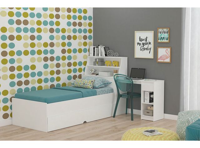 Cama Funcional con Escritorio 1.5 Plazas Julia-2
