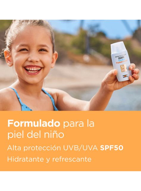 Fotoprotector ISDIN Fusion Water Pediatrics Spf 50+-1