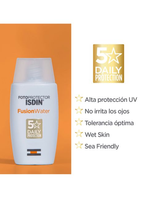 Fotoprotector Fusion Water SPF50 50 ml Protector solar facial ultraligero-3