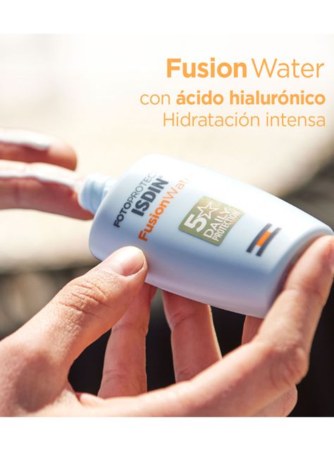 Fotoprotector Fusion Water SPF50 50 ml Protector solar facial ultraligero-2