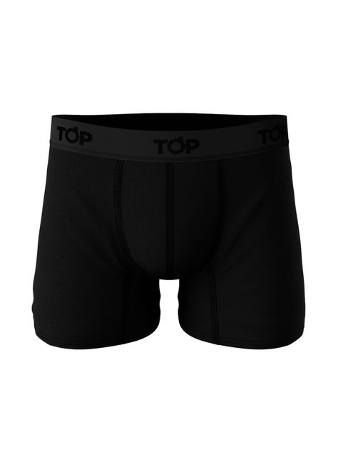 Pack 3 Boxer Medio Negro-1
