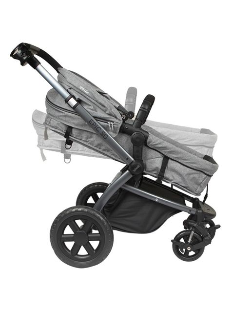 Coche Infanti Travel System Epic 5g Gris-3