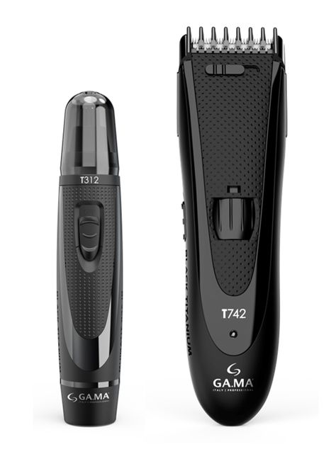 Pack Cortapelo + Trimmer T744 Black Titanium USB-0