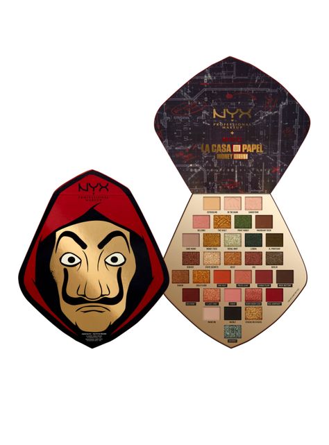 Paleta de Sombras La Casa de Papel Mask Color-0