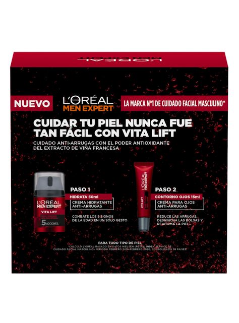 Set Tratamiento Crema Hidratante Vitalift Anti-Arrugas 50 ml + Crema de Ojos 15 ml-3