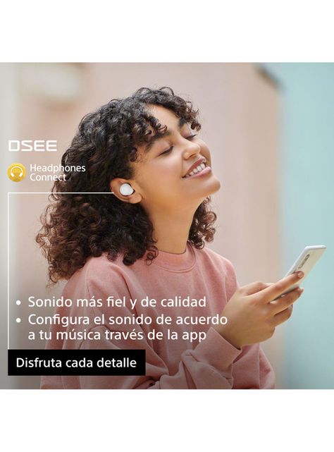 Audífonos Bluetooth True Wireless WF-C500 Blanco-5