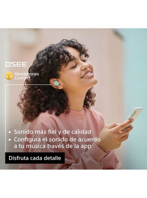 Audífonos Bluetooth True Wireless WF-C500 Verde-4