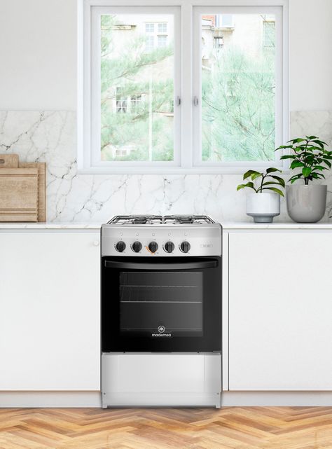 Cocina a Gas 4 Quemadores MV 110 T Blanco-4