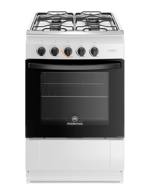 Cocina a Gas 4 Quemadores MV 110 T Blanco-0