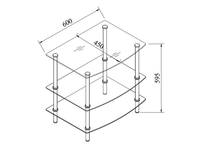 Rack Promo 60x60x45 cm-2