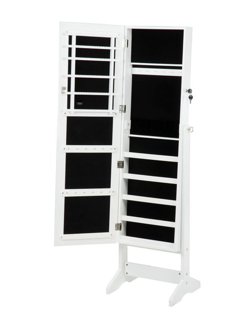Espejo Joyero 146 cm Blanco-2