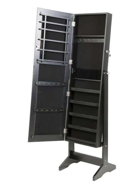 Espejo Joyero 146 cm Negro-2