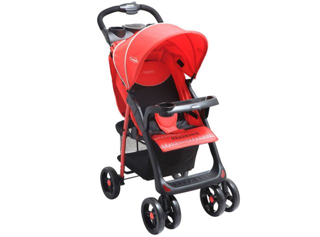 Coche Travel System Jazz Rojo Bebesit-1
