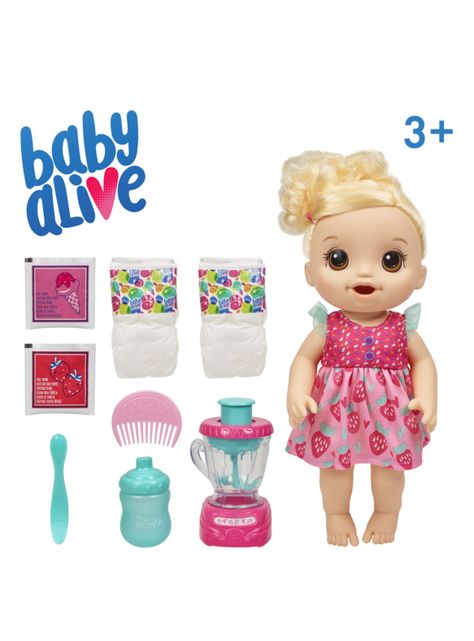 Muñeca Bebé Batidos Mágicos Fresa Exclusivo Paris-0