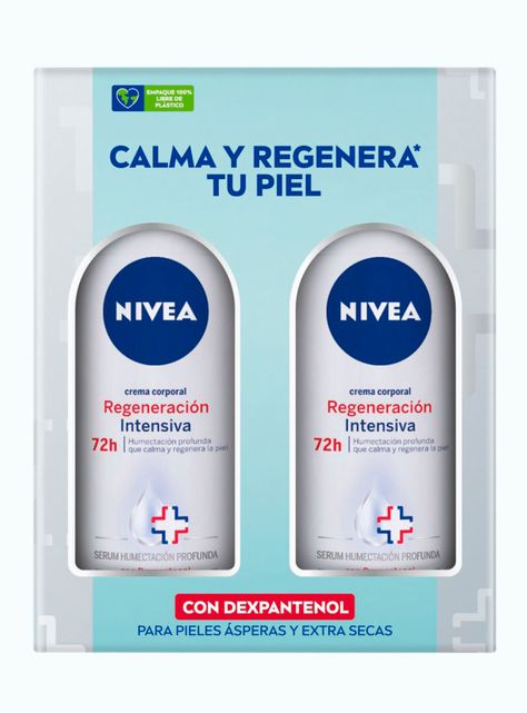 Set Nivea Crema Corporal Regeneración Intensiva 400 ml x2-0