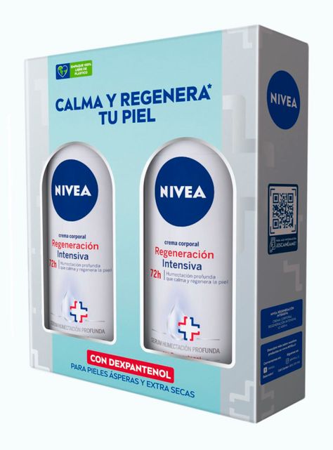 Set Nivea Crema Corporal Regeneración Intensiva 400 ml x2-1