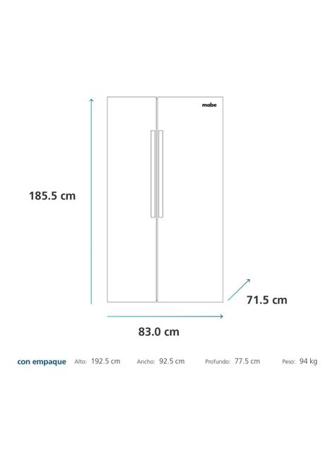 Refrigerador Side By Side No Frost 511 Litros MSC518LKRSS0 Inox-1