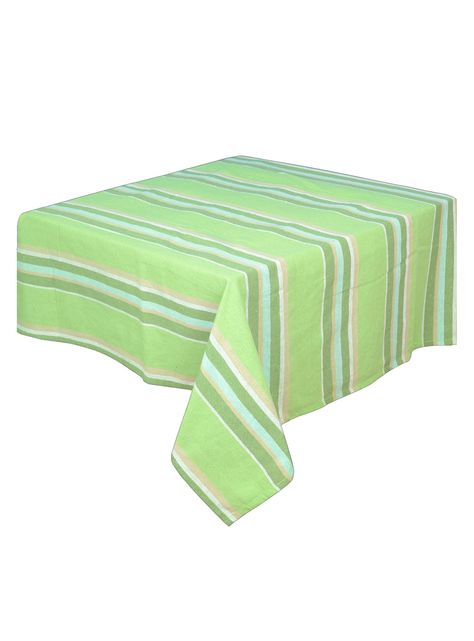 Mantel Kadar Líneas Verdes 150 x 230 cm-0