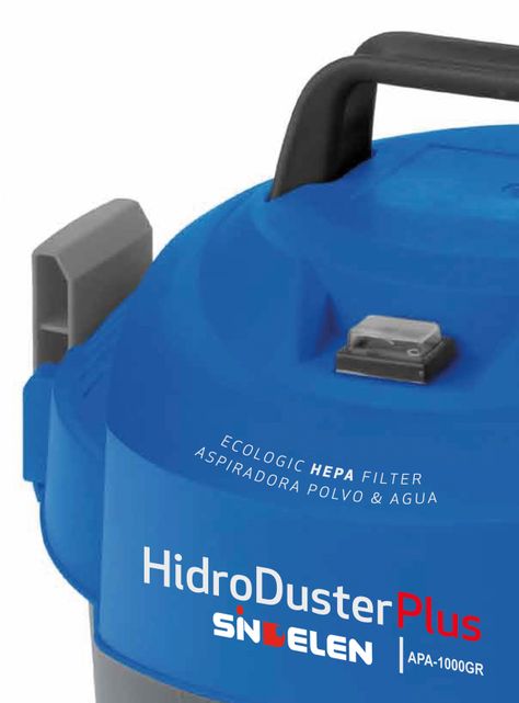 Aspiradora Sindelen APA-1000 1000W Azul Gris-2