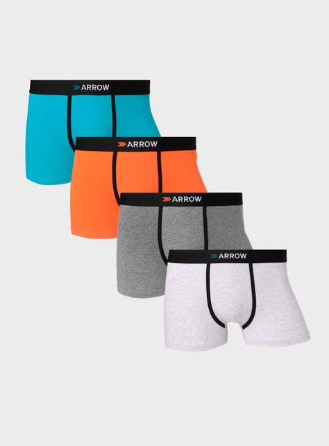 Boxer Pack 4 Regular Liso Classic-0