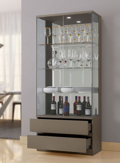 Vitrina Diamante 2 Puertas Vidrio-2