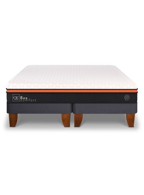 Cama Europea Bee Comfort 2 Plazas Base Dividida-2