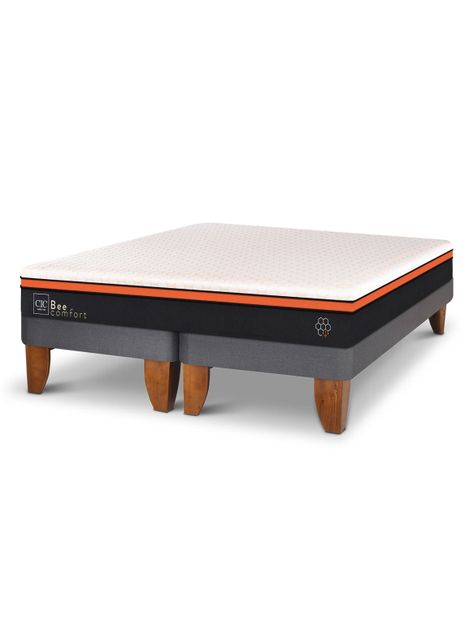 Cama Europea Bee Comfort 2 Plazas Base Dividida-0