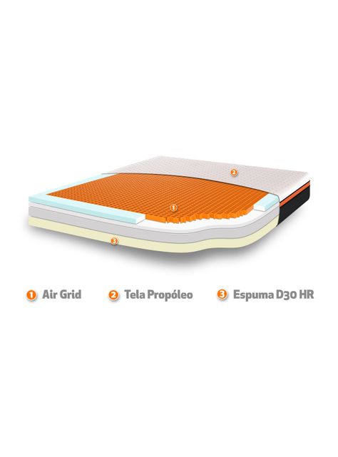 Cama Europea Bee Comfort King + Almohada-1