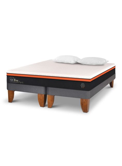 Cama Europea Bee Comfort King + Almohada-2