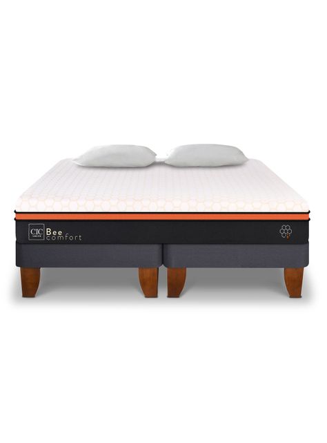 Cama Europea Bee Comfort King + Almohada-0