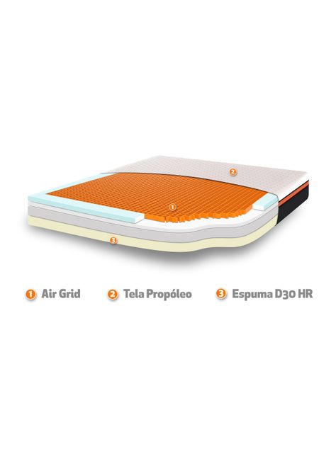Cama Europea Bee Comfort 2 Plazas Base Dividida + Set Muebles New Torino-2
