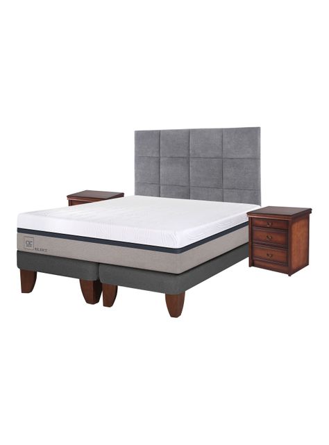 Cama Europea Balance Super King + Muebles Tamesis-1