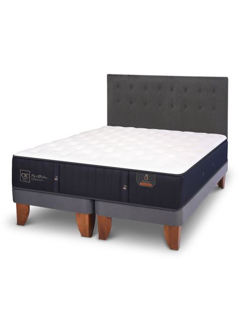 Cama Europea Premium King + Respaldo Eufrates-0