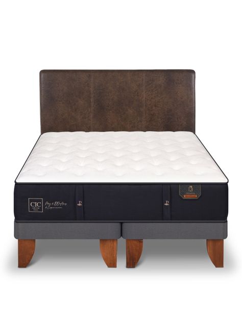 Cama Europea Premium King + Respaldo Baker-2