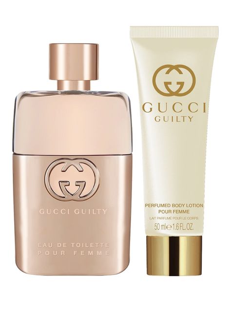 Set Perfume Gucci Guilty Pour Femme EDT Mujer 50 ml + Body Lotion 50 ml-0