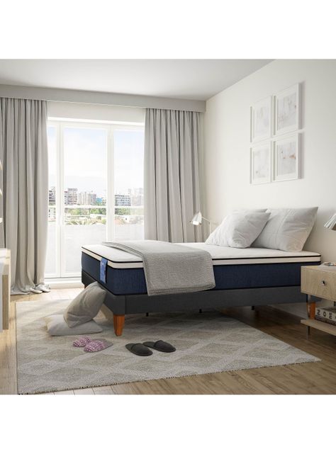 Cama Europea Curve Excellence Plus 1.5 Plazas N-4