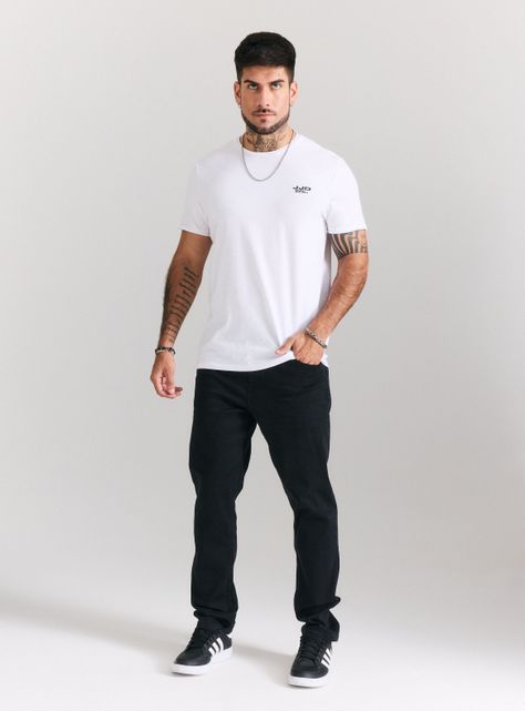 Jeans Slim Fit Dark 3 Básico-4