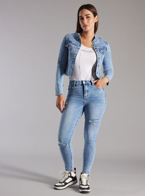 Chaqueta Denim Corta-5