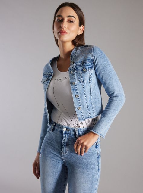 Chaqueta Denim Corta-0