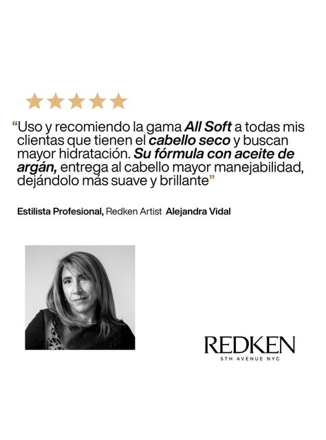Set Hidratante Cabello Seco All Soft Shampoo 300ml + 75ml + Acondicionador 300ml + 50ml + Spray One United 30ml-2