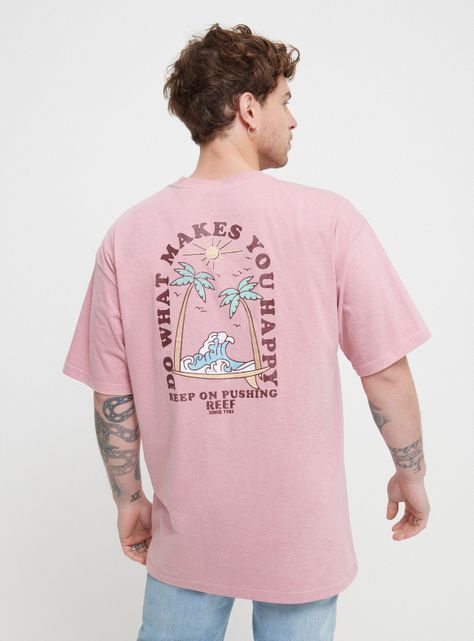Polera MC Playa Back Print DWMYH-1