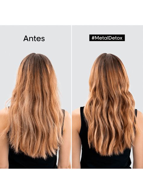 Set Metal Detox Anti-Quiebre Cabello Dañado y con Color Shampoo 300 ml + Máscara 75 ml + Aceite Absolut Repair 30 ml Serie Expert-4