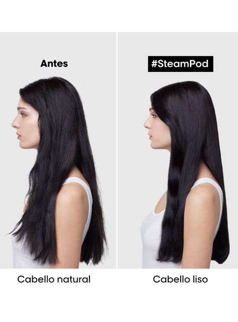 Set Alisador y Rizador Profesional de Cabello a Vapor SteamPod 4-4