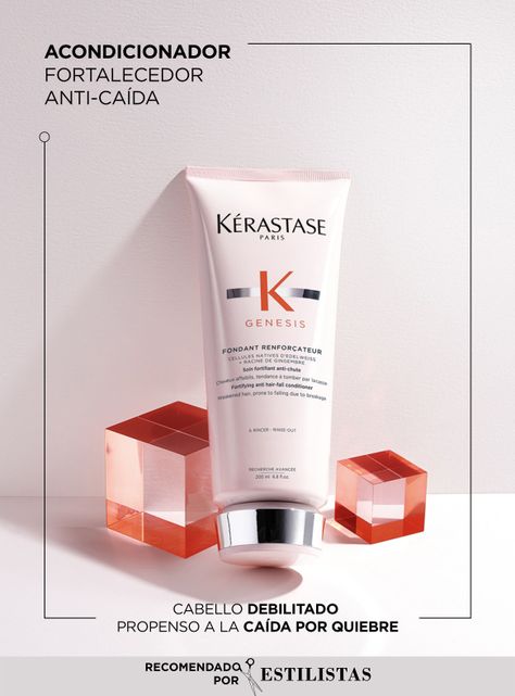 Set Hidratante Anti Caída Genesis Shampoo Bain Hydra-Fortifiant 500 ml + Acondicionador 200 ml-2